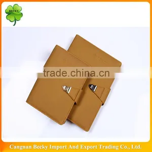 Attractive and Inexpensive Writing Brown Leather Cover a5 Daily Notebooks for Advertisement thumbnail-1