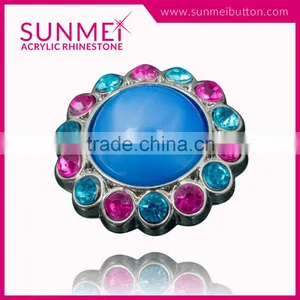 Made in Taiwan Products Button Earring Rhinestone thumbnail-1