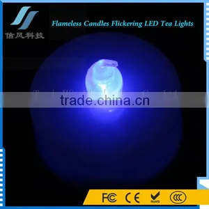 Wholesale Flameless Candles Flickering LED Tea Lights Blue thumbnail-5