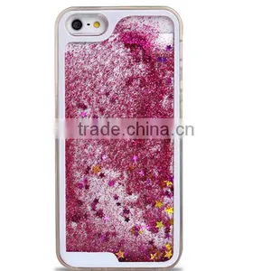 PC Material Matte Hard Cover Hourglass Bling Glitter Phone Case for IPhone6/6s thumbnail-3