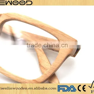 Top Quality Custom Engraving Logo Eco-friendly Natural Wood Bamboo Optical Sunglasses thumbnail-3