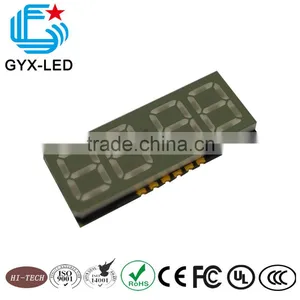 Yellow Emitting Color 0.51 Inch Four Digit SMD Display thumbnail-1