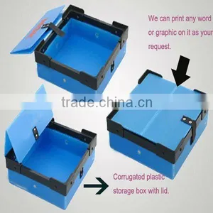 Reinforced pp Hollow Board Turnover Box thumbnail-1