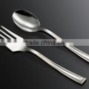 Disposable Silver Coated Cutlery Set, Disposable Plastic Metallic Cutlery Set thumbnail-3