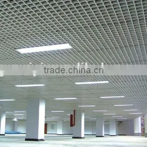 Cell Size 100mm*100mm Building Materials Open Aluminum Grid Design thumbnail-1
