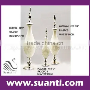 White Elegant Polyresin Home Decorations thumbnail-1