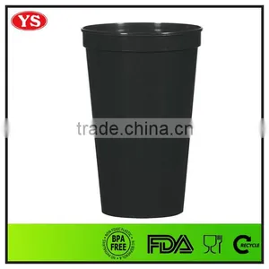 22 oz Black Reusable Water Cup thumbnail-1