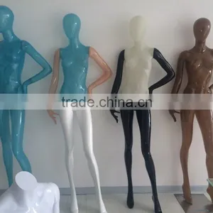2016 Hot Sale Transparent Beautiful Fiberglass Fashion Mannequin Female Sale Fiber Glass Dummy Doll(glossy White KZ-3) thumbnail-1