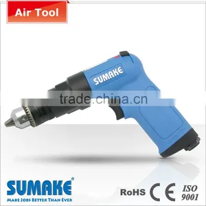 3/8" Professional Reversible Keyless Chuck Composite Air Drill thumbnail-1