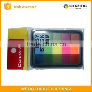 5 Colors Pet Sticky Notes in Mini Case Clear Removable Stickers thumbnail-5