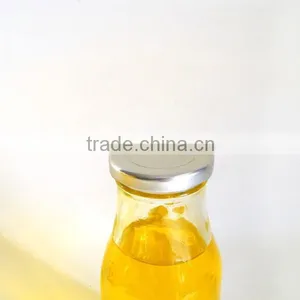 210ml Mini Glass Milk Pudding Bottle With Metal Cover thumbnail-2