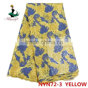 2016 Haniye New Design Lace French Lace Tulle Lace Fabric for Wedding and Party /NYN72 thumbnail-1
