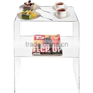 Modern Design Clear Acrylic Decorative End Table thumbnail-2