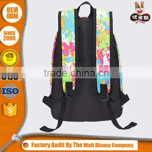 Printed Custom Canvas Compression Backpack for Teens thumbnail-2