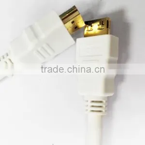 1.8M WHITE HDMI CABLE With Lock thumbnail-2