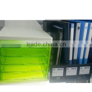 5 Drawers Plastic Filing Cabinet for Office Using thumbnail-1