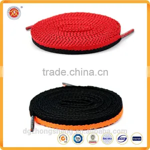 Factory High Quality Bulk Elastic no Tie Shoelaces Custom Tubular Printed Polyester Shoelaces for Sale thumbnail-1