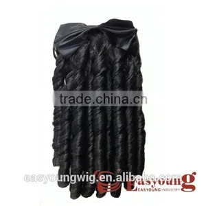 Wedding Hair Accessories, Synthetic Curly Comb Hair Attachments thumbnail-1