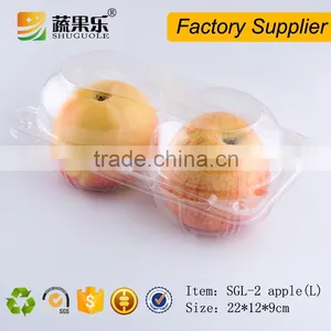 Customized Apple Fruit Packaging Box With 2 Cells thumbnail-1