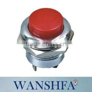 PBS-108 Momentary Stainless Steel Push Button Switch thumbnail-1