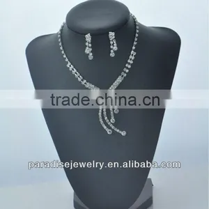 Fashion Alloy Rhinestone Jewelry Sets/rhinestone Bridal Jewelry Sets(Lead, Nickel & Cadmium Free)-NEW052108 thumbnail-1