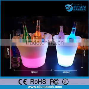 Portable Illuminated Color Decorative Party Ice Bucket,led Outdoor Beverage Tubs thumbnail-1