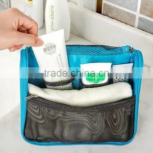 New Camping Travel Cosmetic Bag Case Toiletry Makeup Bag Zipper Organizer Pouch Waterproof Hanging Bag thumbnail-3