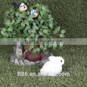 Realistic Realistic Bunny Figurine Easter Toy Custom Plush Rabbit thumbnail-4