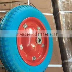 High Quality PU Wheel for Hand Cart 3.00-8 thumbnail-4