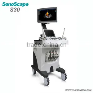 Famous Brand 3D 4D Mobile Trolley Color Doppler Ultrasound Scanner Sonoscape S30 thumbnail-5