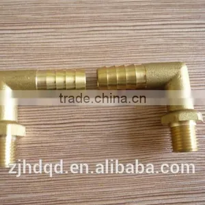 Forged Brass Male Thread Elbow Hose Barb Fittings thumbnail-4