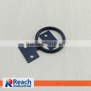 1/4" Thick Surface Mount E-Coated Steel Rope Ring Tie-Down Anchor thumbnail-2