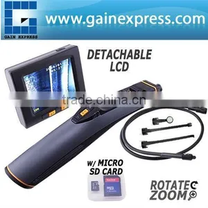 Detachable 3.5" USB Wireless Video Inspection Recordable Borescope Endoscope Camera + 1Meter Flexible Probe 12mm Camera Head thumbnail-1