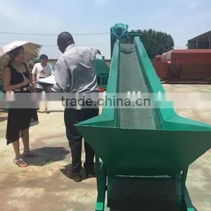 Mobile Bulk Inclined Flat Belt Conveyor With Hopper thumbnail-5