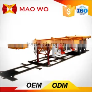 China 3 Axle 40ft Container Semi Trailer Price on Sale thumbnail-5
