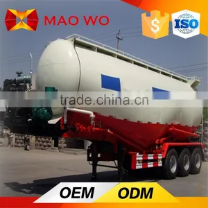 Tri-axle V Shape Cement Bulker, Bulk Cement Tank Semi Trailer For Sale thumbnail-1