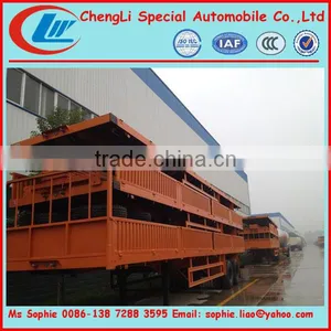 Chengli Factory Supply Cheap Semi Trailers,tri-axle Semi Trailer,tri-axle Flatbed Trailer thumbnail-1