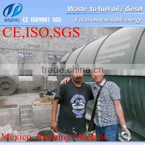 Standard Flange and No Air Leakage Tire Pyrolysis Oil Machine thumbnail-1