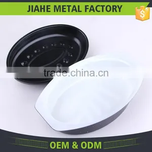 SGS Certification Ceramic Chicken Oval Pan Roaster With Rack thumbnail-6