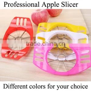 Apple Slicer Apple Cutter Stainless Steel Fruit Slicer Plastic Apple Slicer Tainless Steel Apple Peeler Corer Slicer thumbnail-1