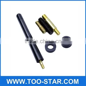 Metal Black 4.7" Carbon Fiber Sports Short Car Antenna Adjustable TRD Logo Aerials thumbnail-2