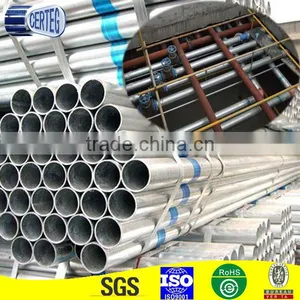 Water Pipe Galvanized Round Steel Tube 42mm thumbnail-2