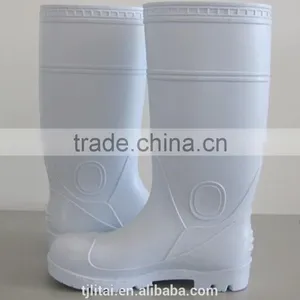 Pure White 2017 Ankle Gumboots,pvc Safety Shoes,cheap Work Boots thumbnail-3