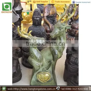 Bronze Deer Statue Head For Sale thumbnail-2