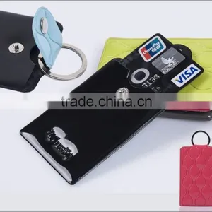 Hot Sale Pvc Card Holder With Key Ring thumbnail-1