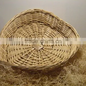 Wholesale Willow Wicker Heart Shaped Basket, Heart Shaped Willow Basket From Chinese Manufacturer thumbnail-1