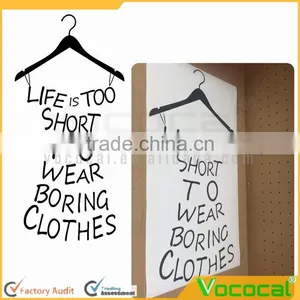 Removable Wall Art Decor Decals Stickers DIY Decoration for Bedroom Fitting Room Cloakroom Living Room Hallway Fashion Store thumbnail-2