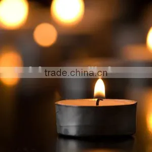 N536 White Color Tea Light Type Tin Candles thumbnail-4