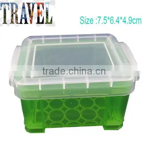 Custom Logo Promotional Plastic Storage Box With Interlock Lid thumbnail-1