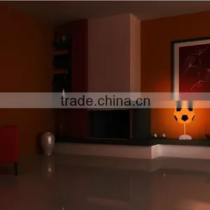 Original DIY Football Table Lamp, Creative Foldable World Cup Soccer Ball Night Light thumbnail-1